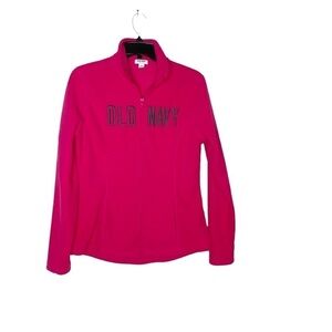 OLD Navy pink sweater with front zipper closure. Size M